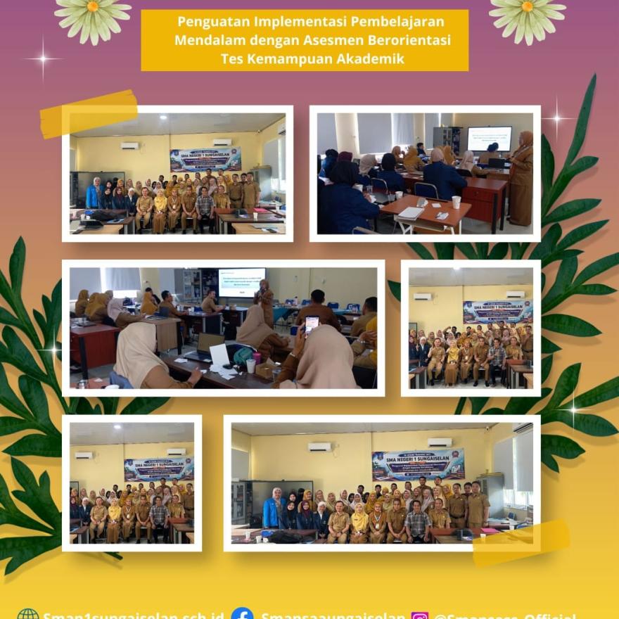 Pelatihan In House Traning SMA N 1 Sungaiselan